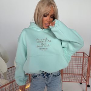 BLUZA LAMANUEL BLOW UP MIĘTA / R. UNIWERSALNY