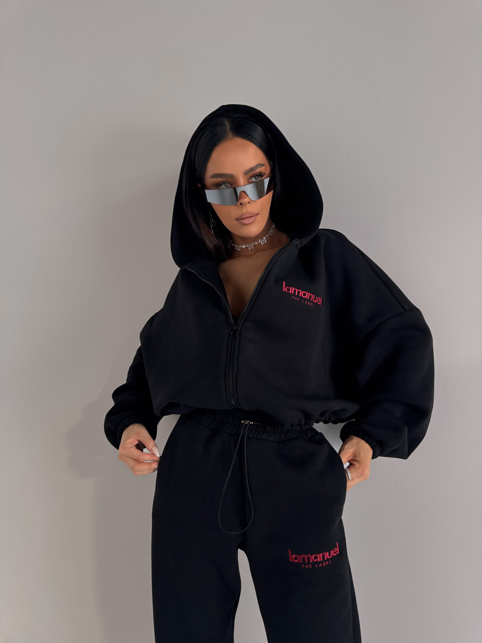 BLUZA LAMANUEL CREAMY BLACK / R. UNI