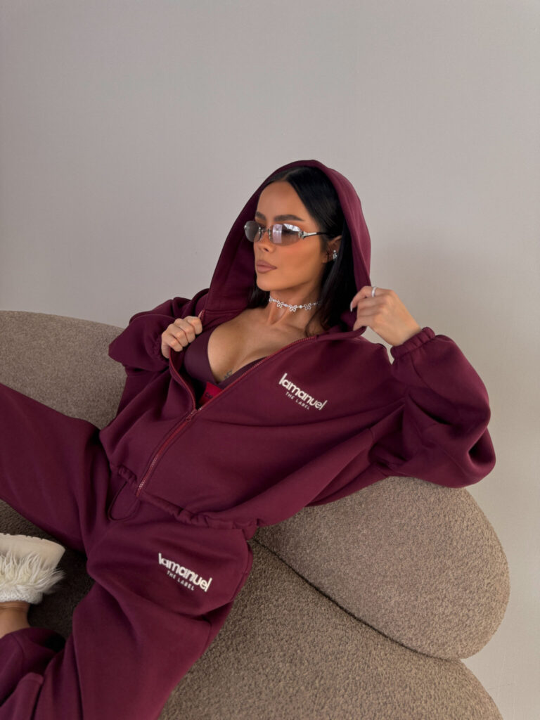 BLUZA LAMANUEL CREAMY BORDO / R. UNI