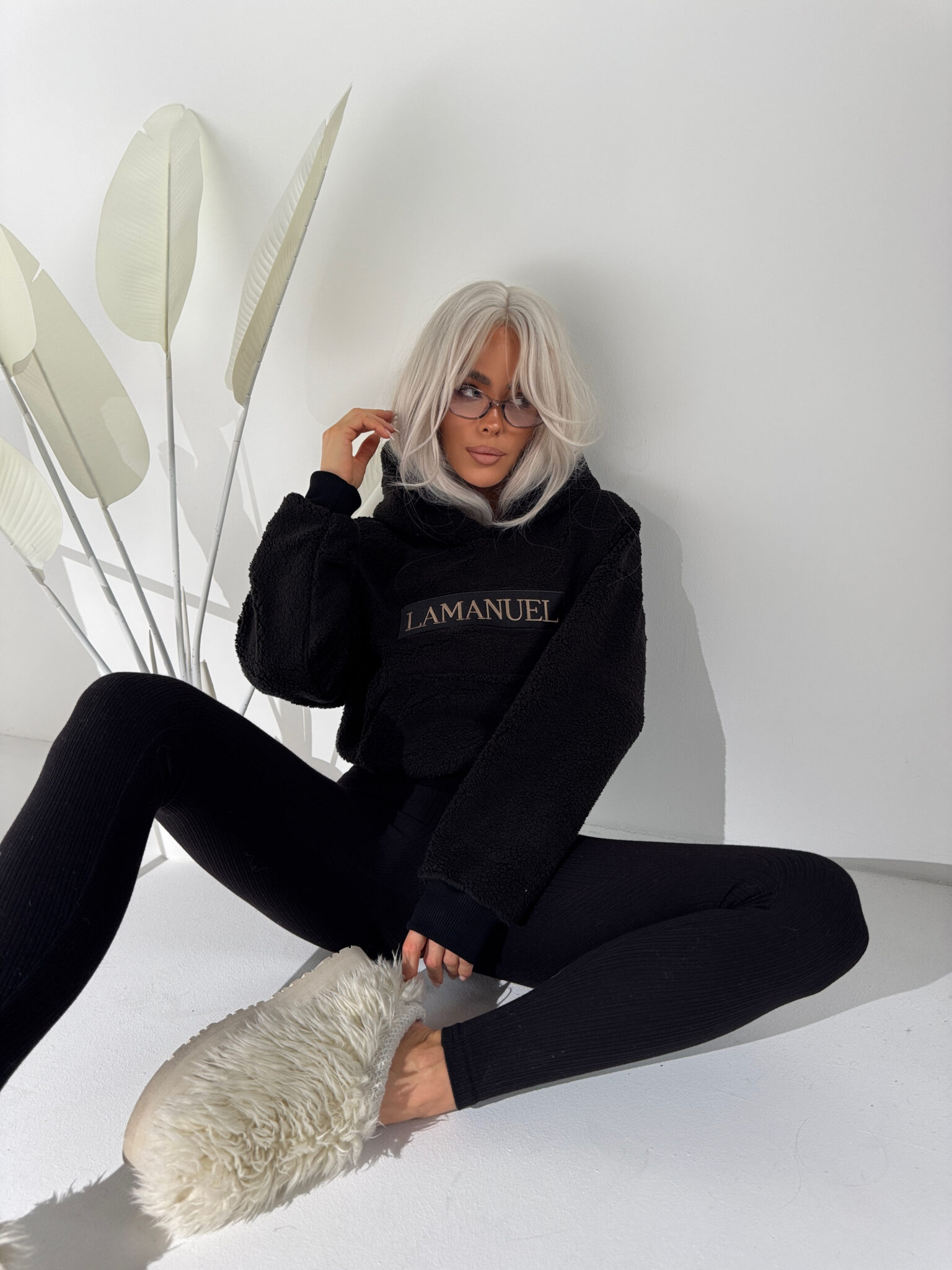 BLUZA LAMANUEL PUFFY BLACK / R. UNIWERSALNY