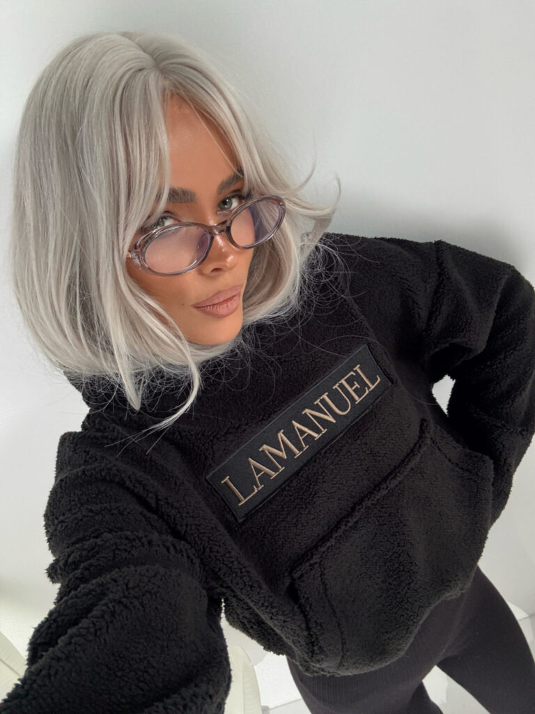 BLUZA LAMANUEL PUFFY BLACK / R. UNIWERSALNY