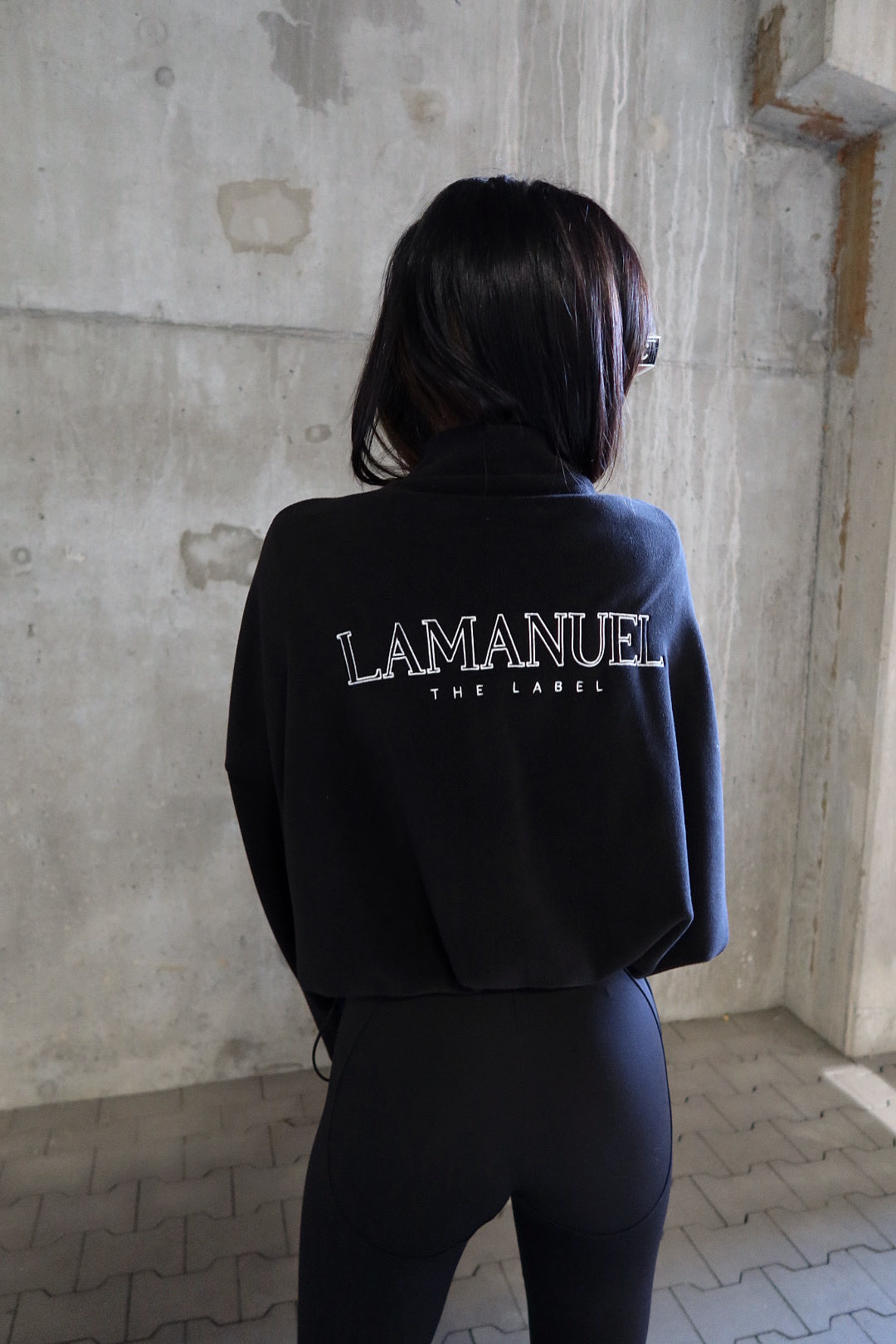 BLUZA LAMANUEL WARM UP CZARNA / R. UNIWERSALNY