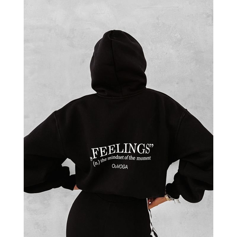 BLUZA OLAVOGA FEELINGS BLACK / R. M