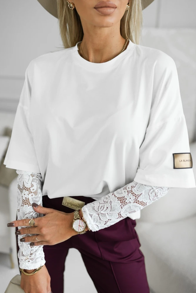 BLUZKA LA BLANCHE ECRU / R. UNIWERSALNY