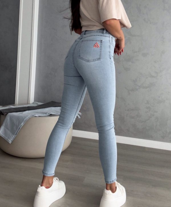 BY ME SPODNIE JEANS DENIM / R. M