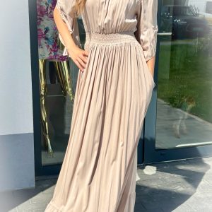 BY O LA LA SUKIENKA BEŻ / R. M