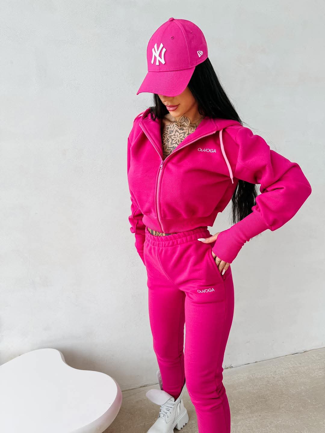 KOMPLET DAMSKI OLAVOGA ELISTA FUKSJA / R. S