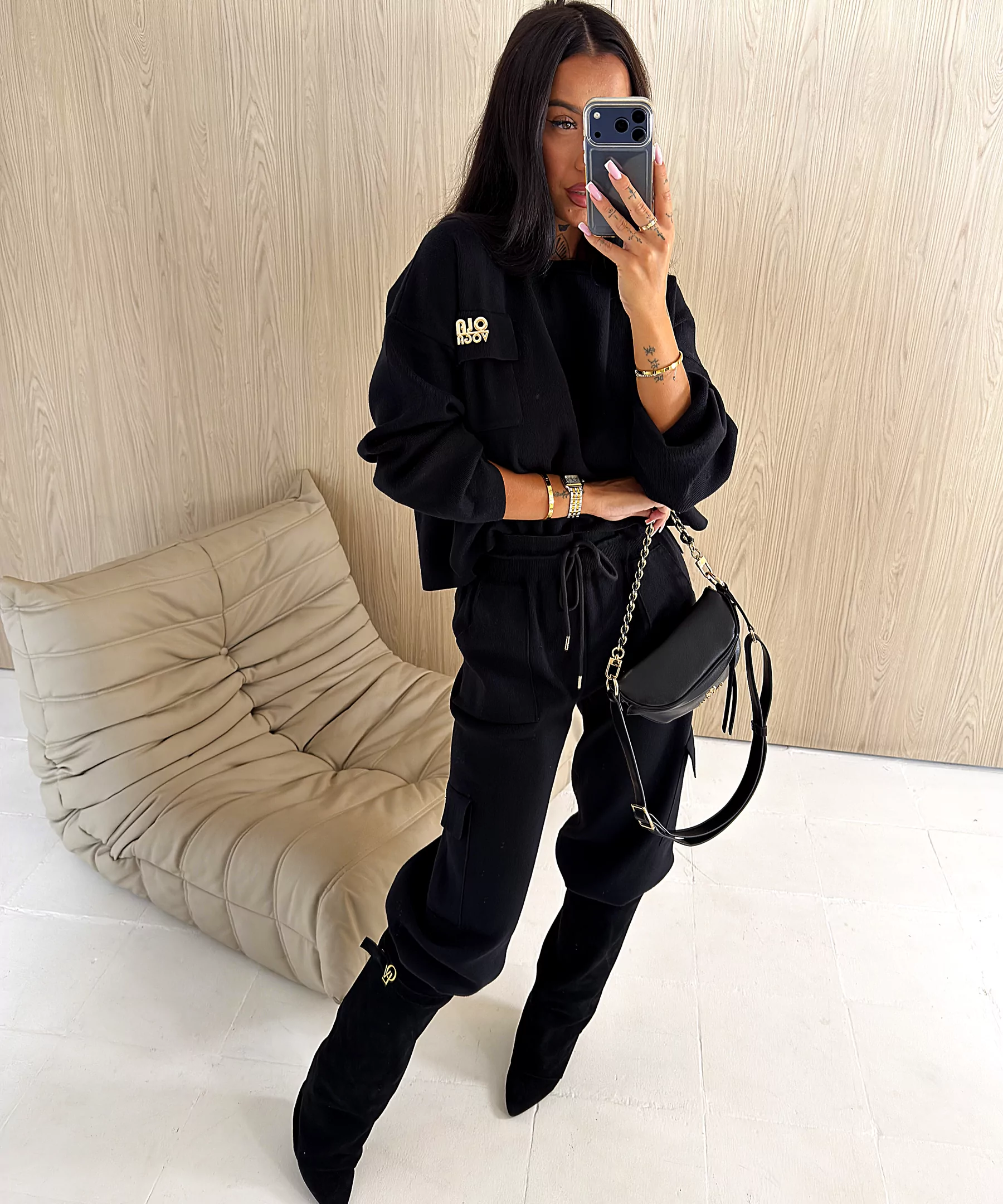 KOMPLET DAMSKI „MILKY” BLACK