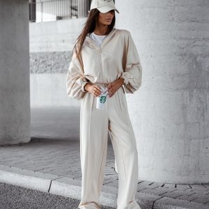 KOMPLET LIL GLAM BEŻ, KAPTUR / R. UNIWERSALNY