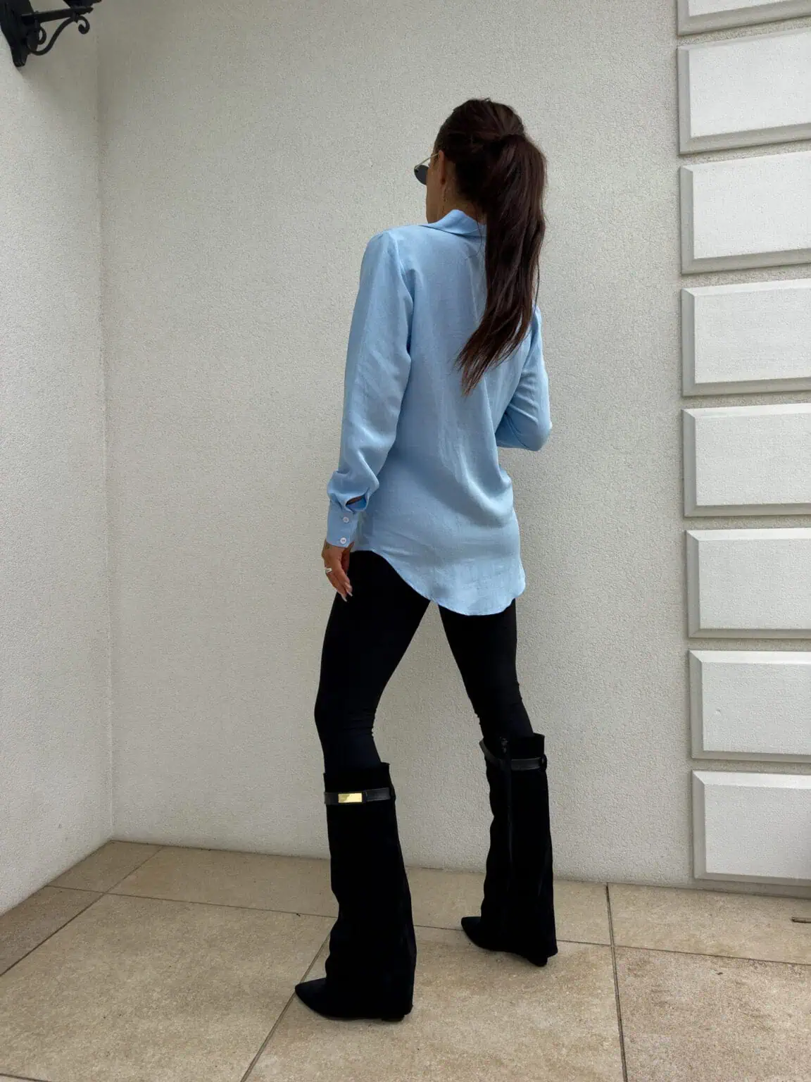 KOSZULA BY ME GOSSIP NIEBIESKA / R. L