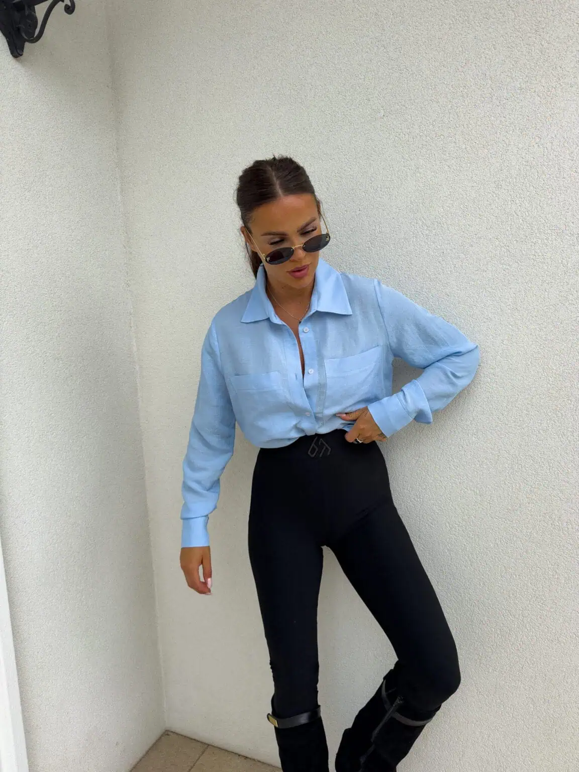 KOSZULA BY ME GOSSIP NIEBIESKA / R. S