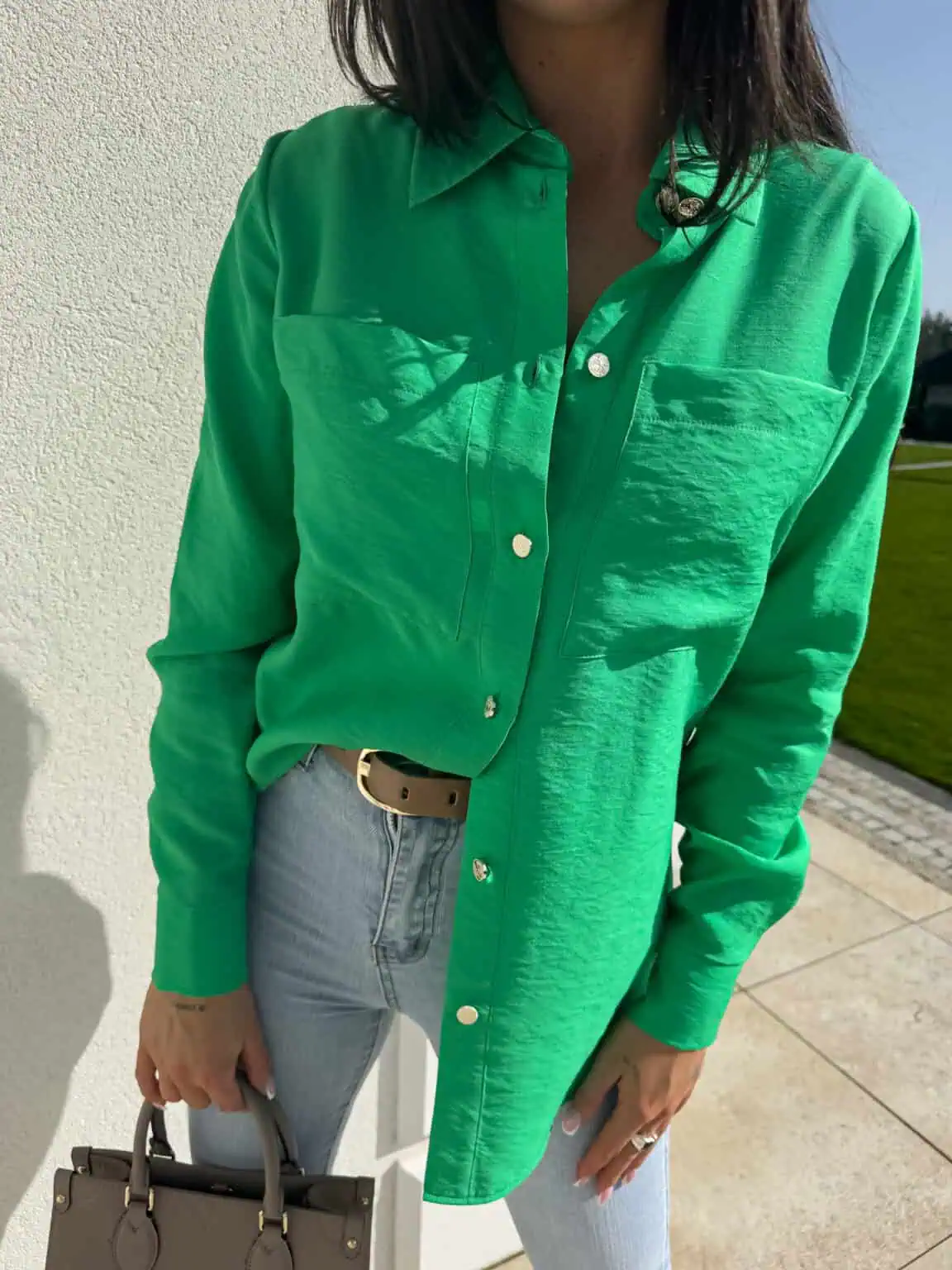 KOSZULA BY ME GOSSIP ZIELONA / R. M