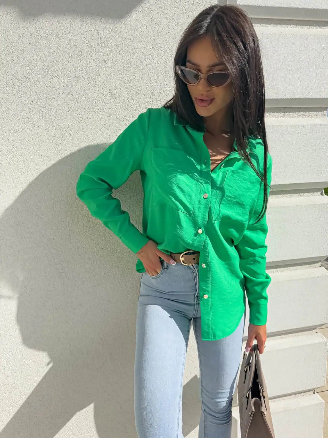 KOSZULA BY ME GOSSIP ZIELONA / R. M