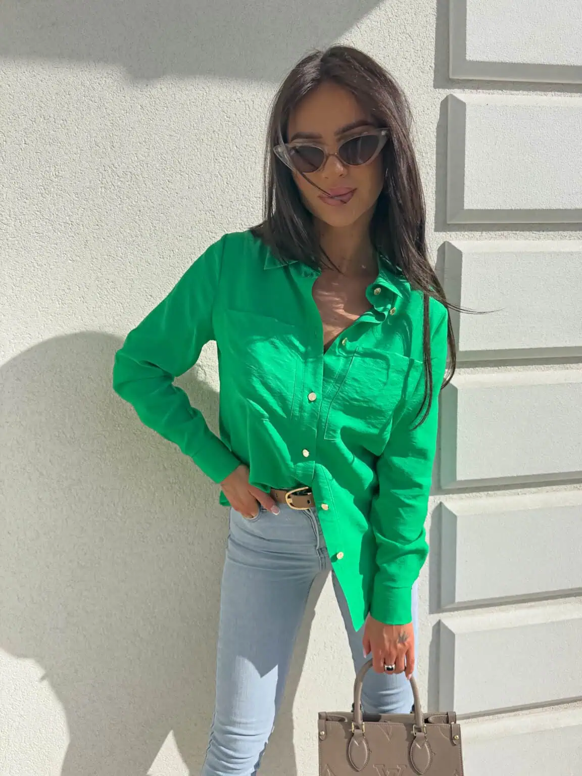 KOSZULA BY ME GOSSIP ZIELONA / R. M