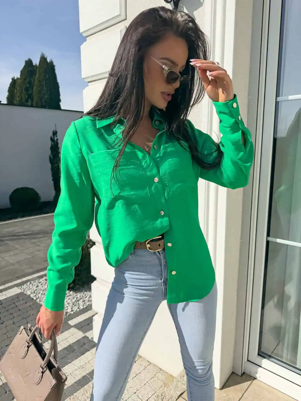 KOSZULA BY ME GOSSIP ZIELONA / R. M