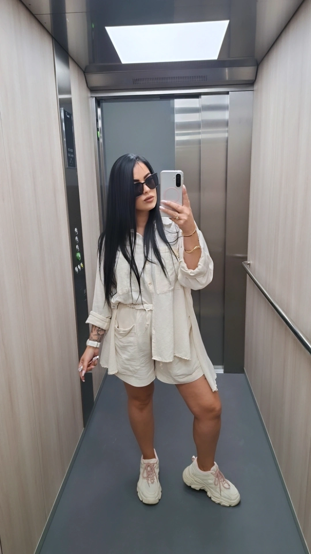 KOSZULA MISS CITY  BEŻ / R. UNIWERSALNY