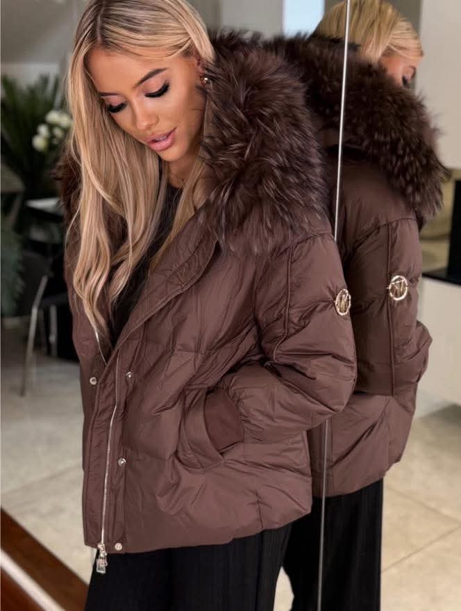 KURTKA LIZA BRUCE BRĄZ / R. 40