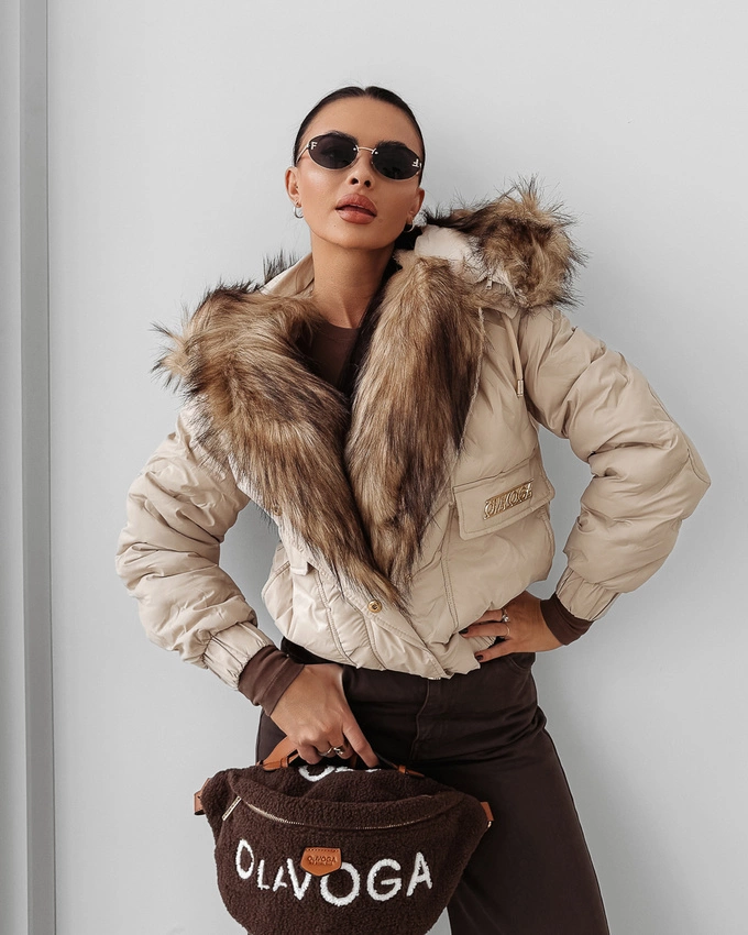 KURTKA OLAVOGA RAURE BEIGE / R. M