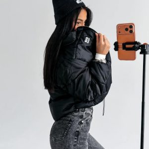 KURTKA OLAVOGA YUE CZARNA / R. L