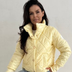 KURTKA POLWAR BANANOWA / R. 38