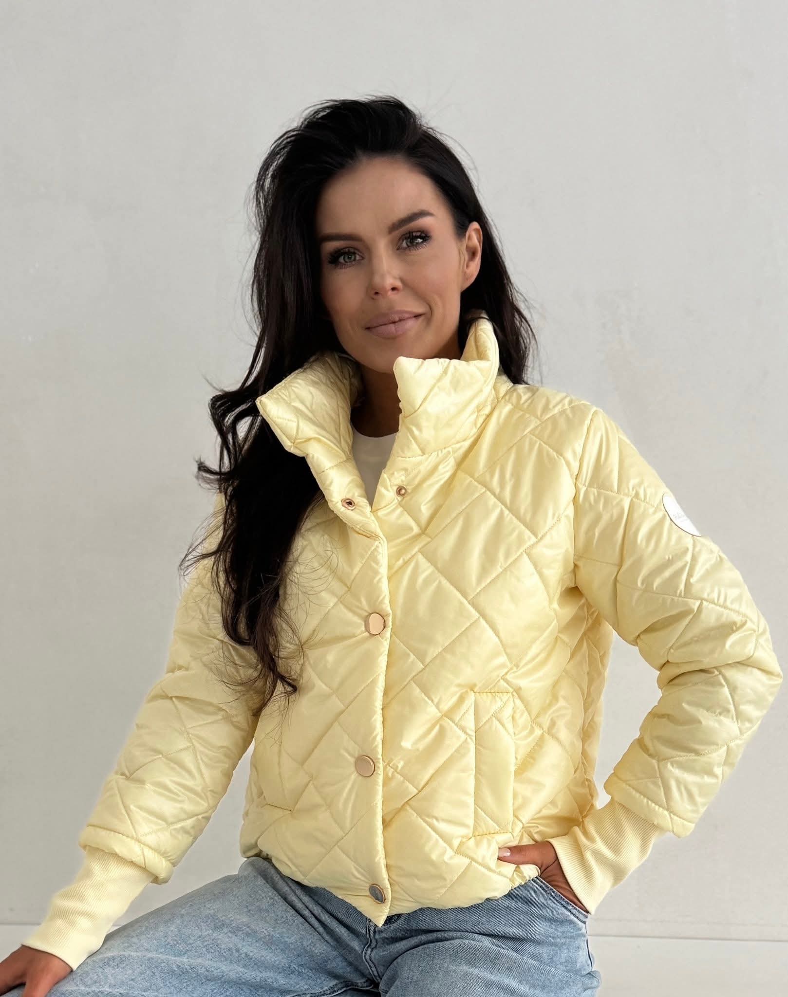 KURTKA POLWAR BANANOWA / R. 38