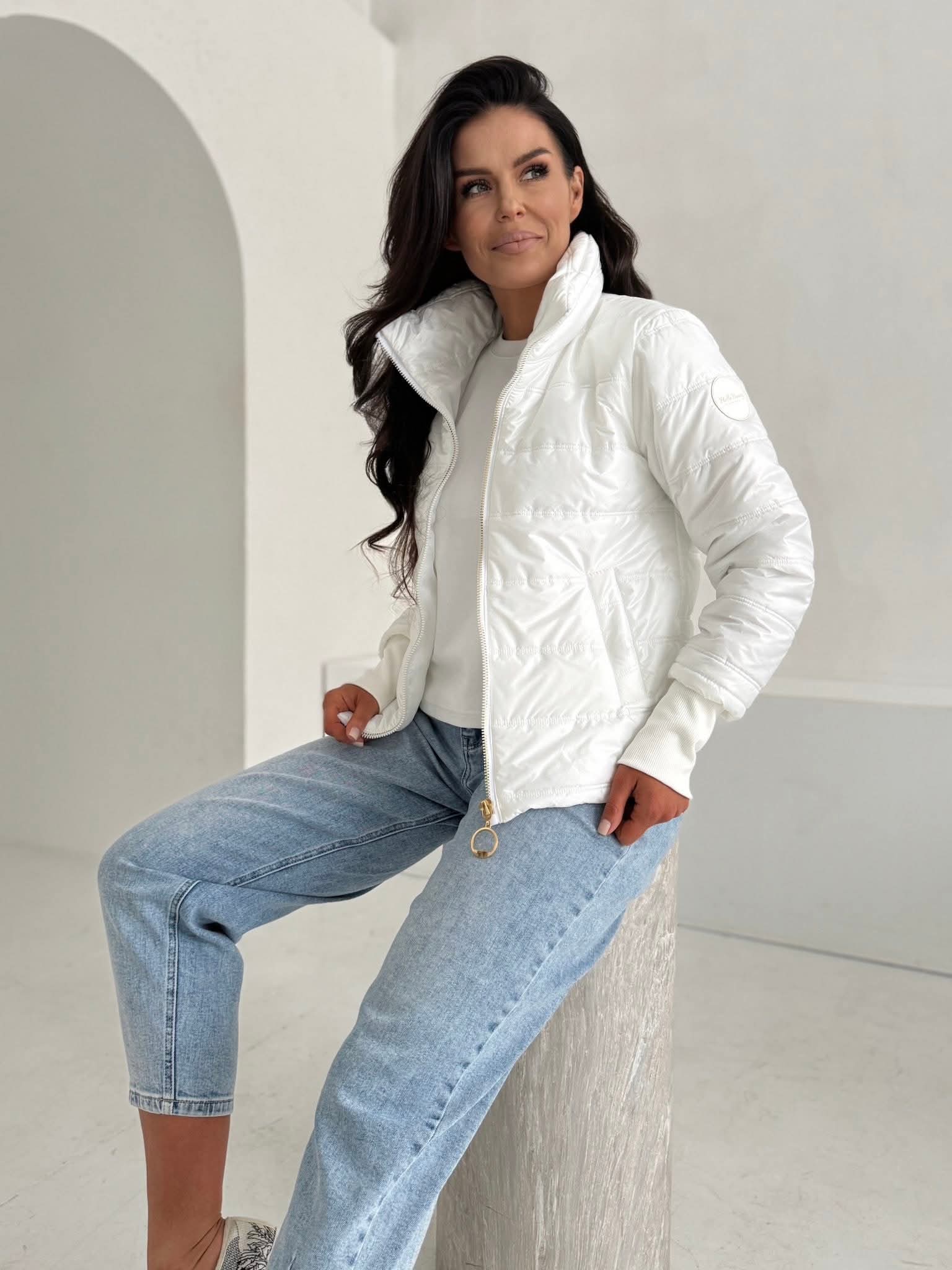 KURTKA POLWAR BIAŁA / R. 42