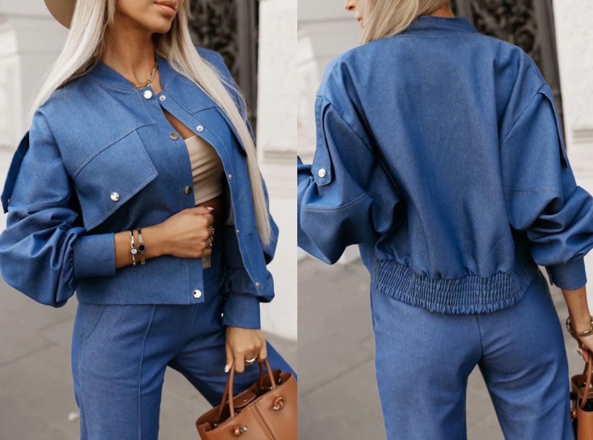 LA BLANCHE KURTKA UNI JEANS