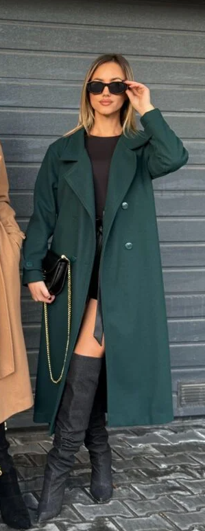 PŁASZCZ MARNA BUTELKOWA ZIELEŃ / R. L