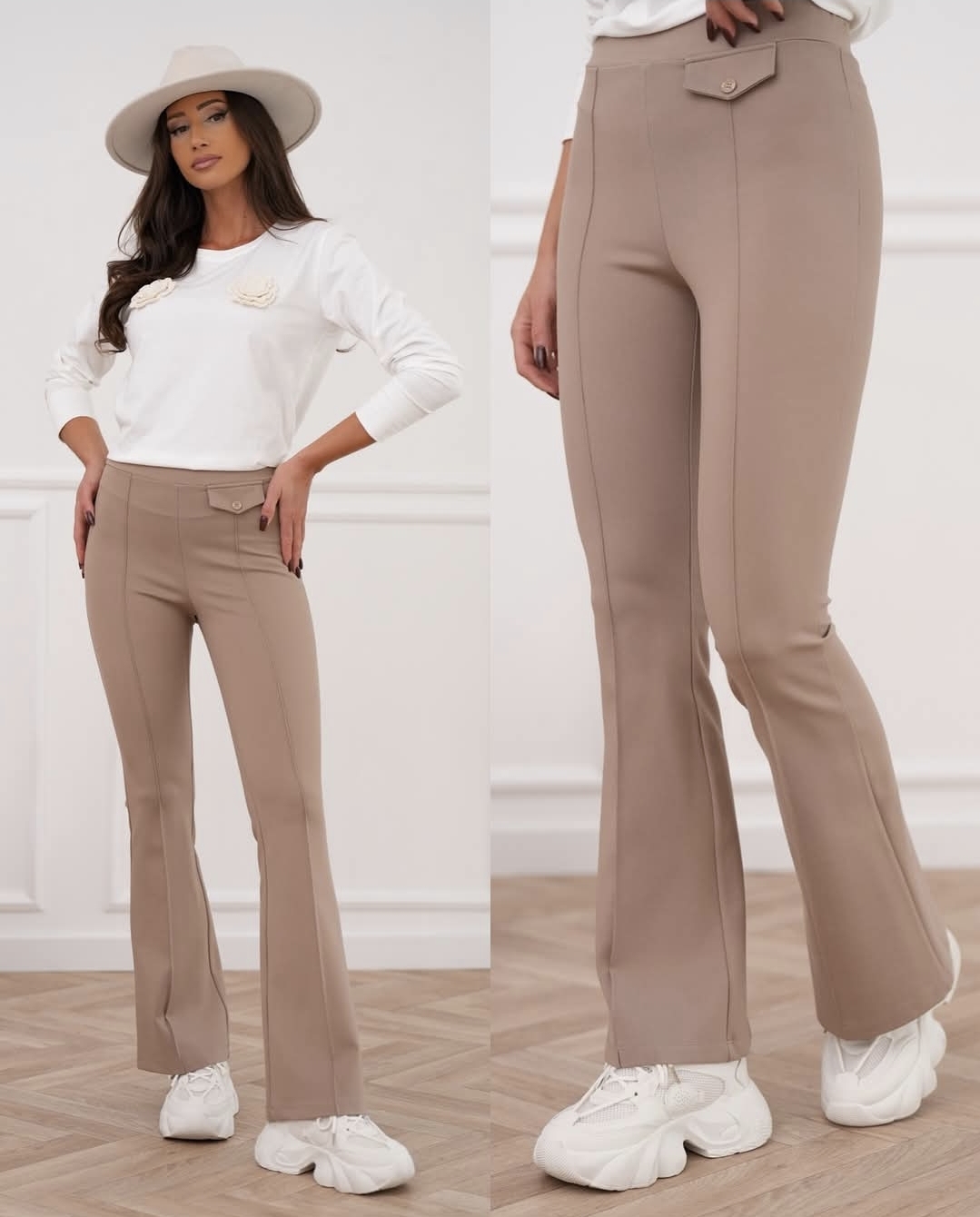 SPODNIE BY O LA LA BEŻ / R. M