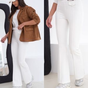 SPODNIE BY O LA LA BIAŁE / R. L