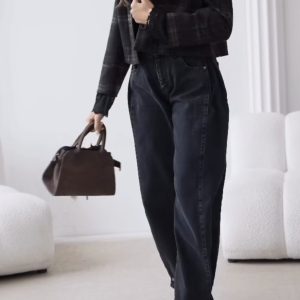 SPODNIE BY O LA LA JEANS BLACK / R. L