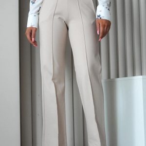 SPODNIE LA BLANCHE BEŻ / R. 38