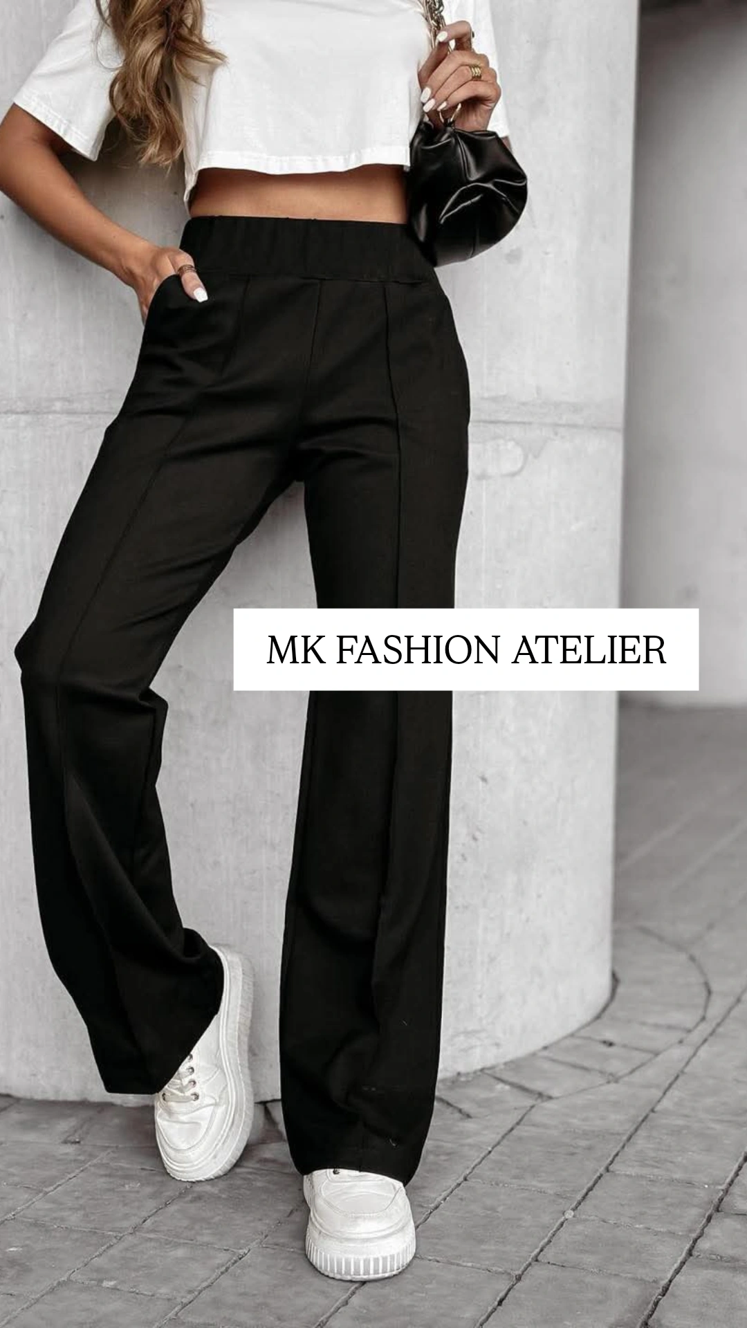 SPODNIE LA BLANCHE CZARNE / R. 40