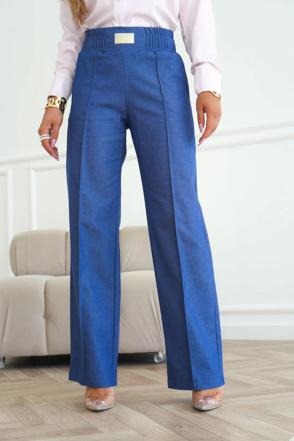 SPODNIE LA BLANCHE JEANS / R. 38-40