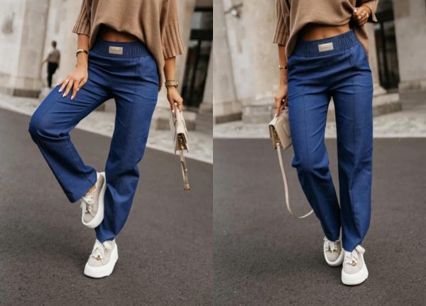 SPODNIE LA BLANCHE JEANS / R. 42
