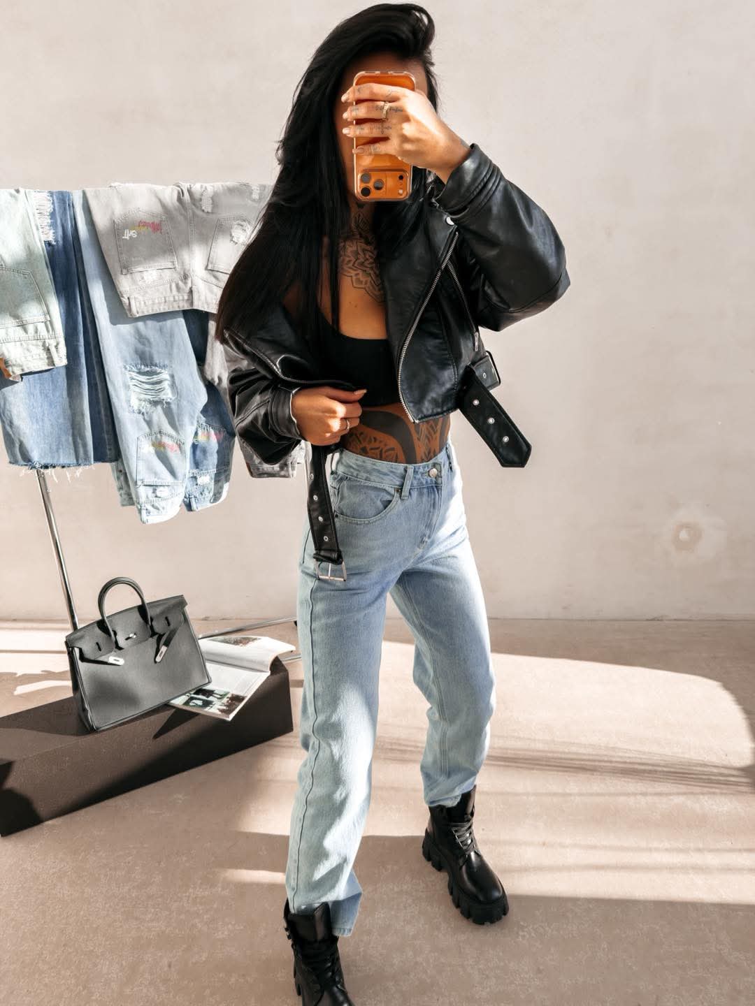 SPODNIE OLAVOGA SKYLINE LIGHT JEANS / R. 40