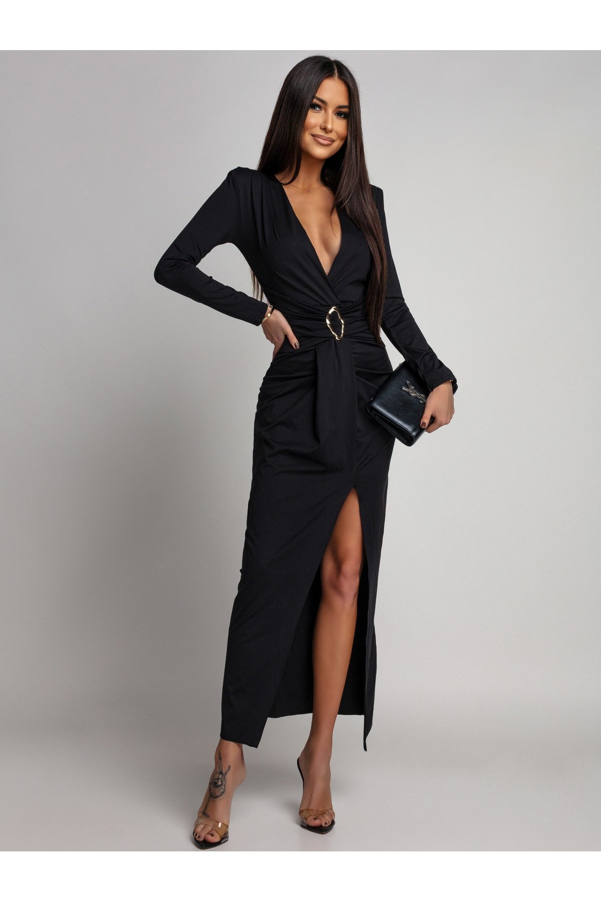 SUKIENA AZZURRA CZARNA DŁUGA / R. UNIWERSALNY