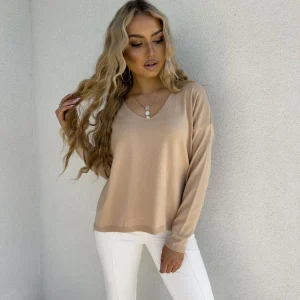 SWETER BY ME VOLCANO BEŻ / R. UNIWERSALNY