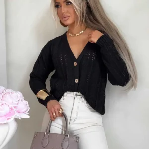 SWETER BY ME WOOD CZARNY / R. UNIWERSALNY