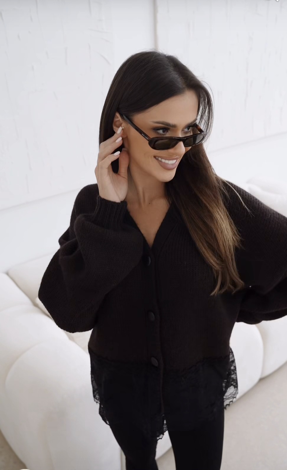 SWETER BY O LA LA GORZKA CZEKOLADA / R. UNIWERSLNY