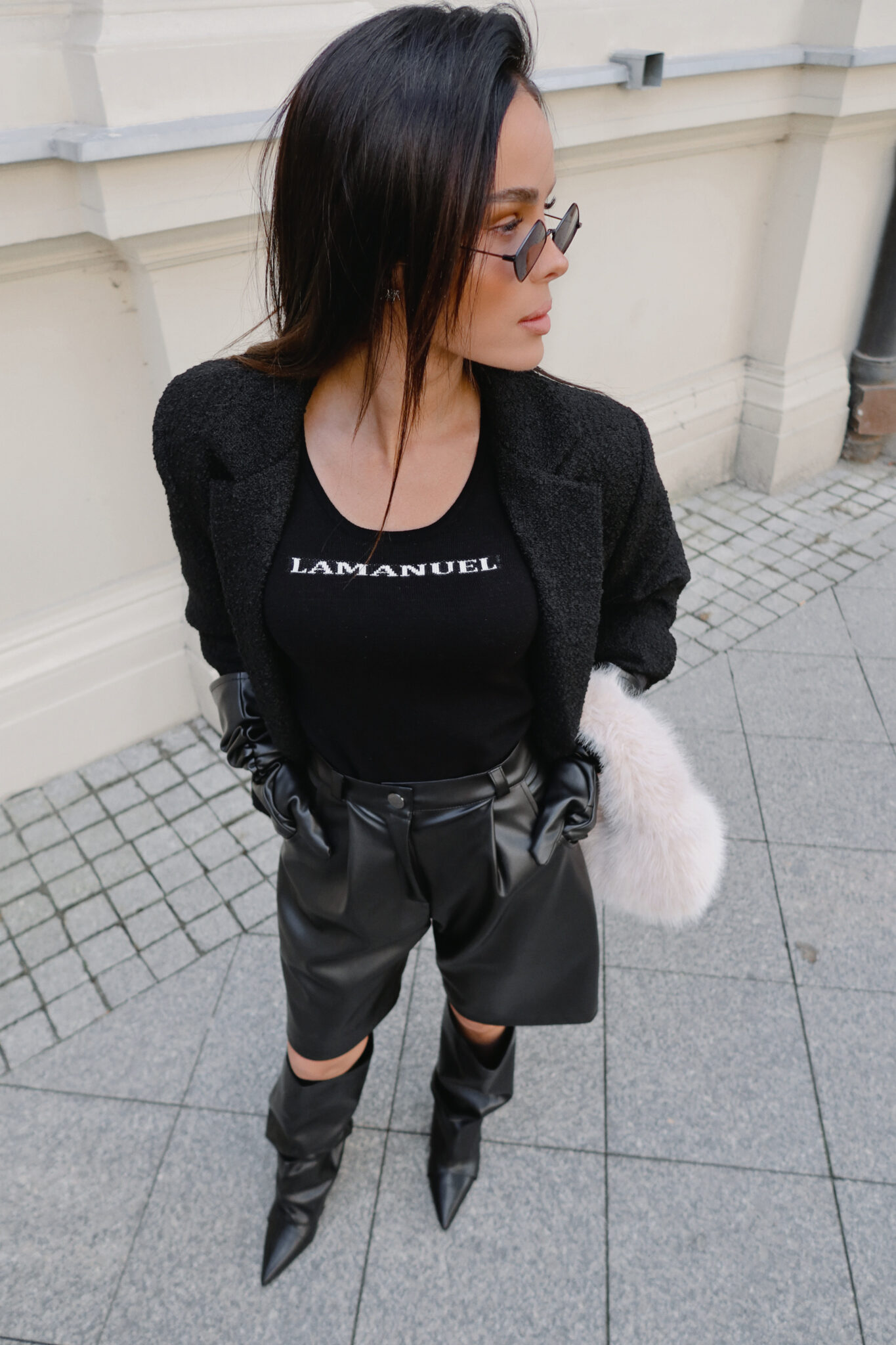 SWETER LAMANUEL CZARNY MAIN ONE / R. M/L