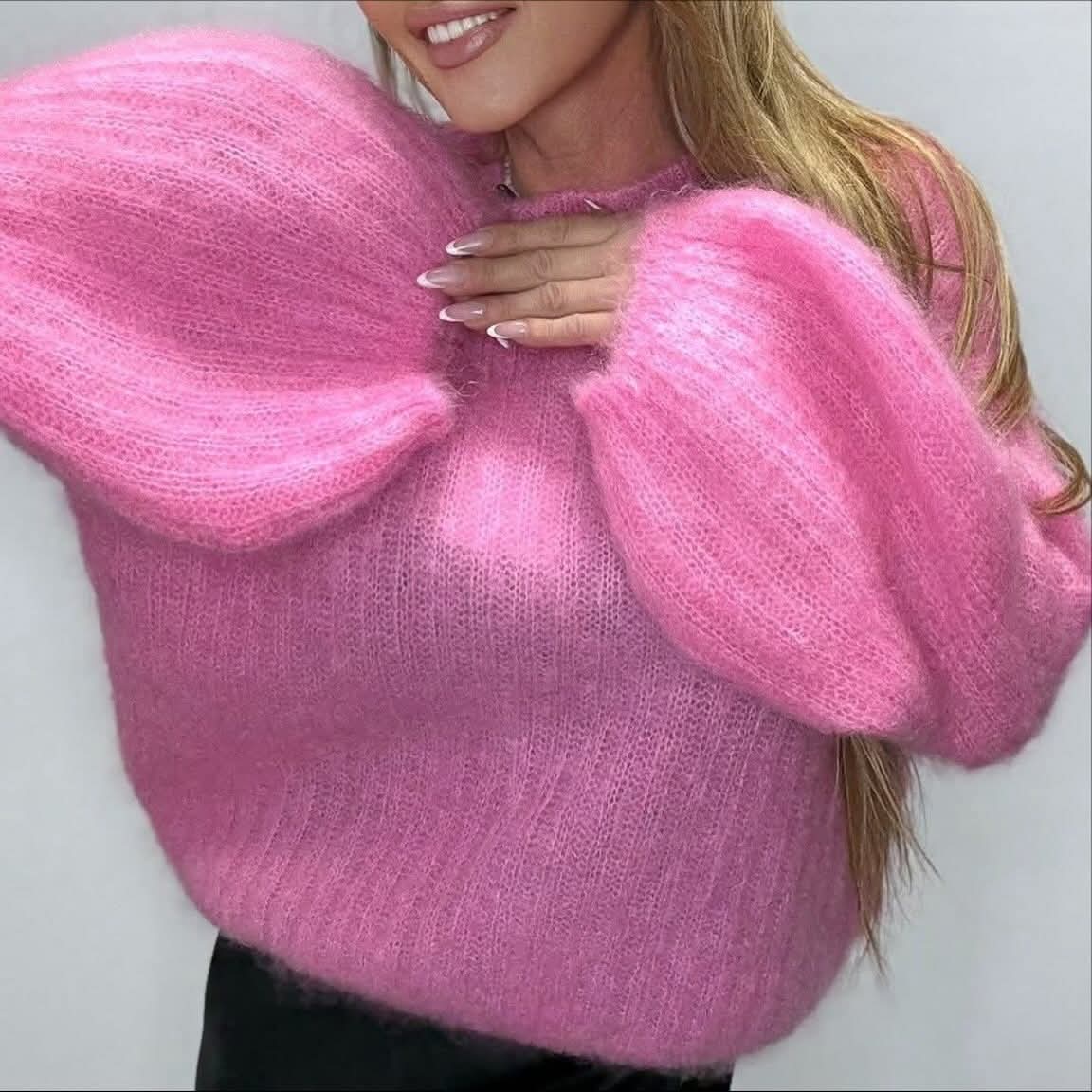 SWETER MYLALA RÓŻ / R. UNIWERSALNY