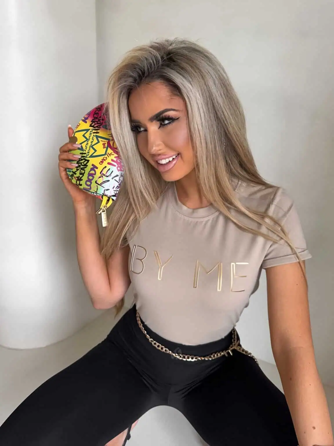 T-SHIRT BY ME CORI BEŻ / R. M