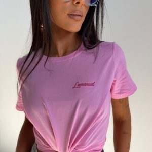 T-SHIRT LAMANUEL POSITIVE RÓŻ/ R. UNIWERSALNY