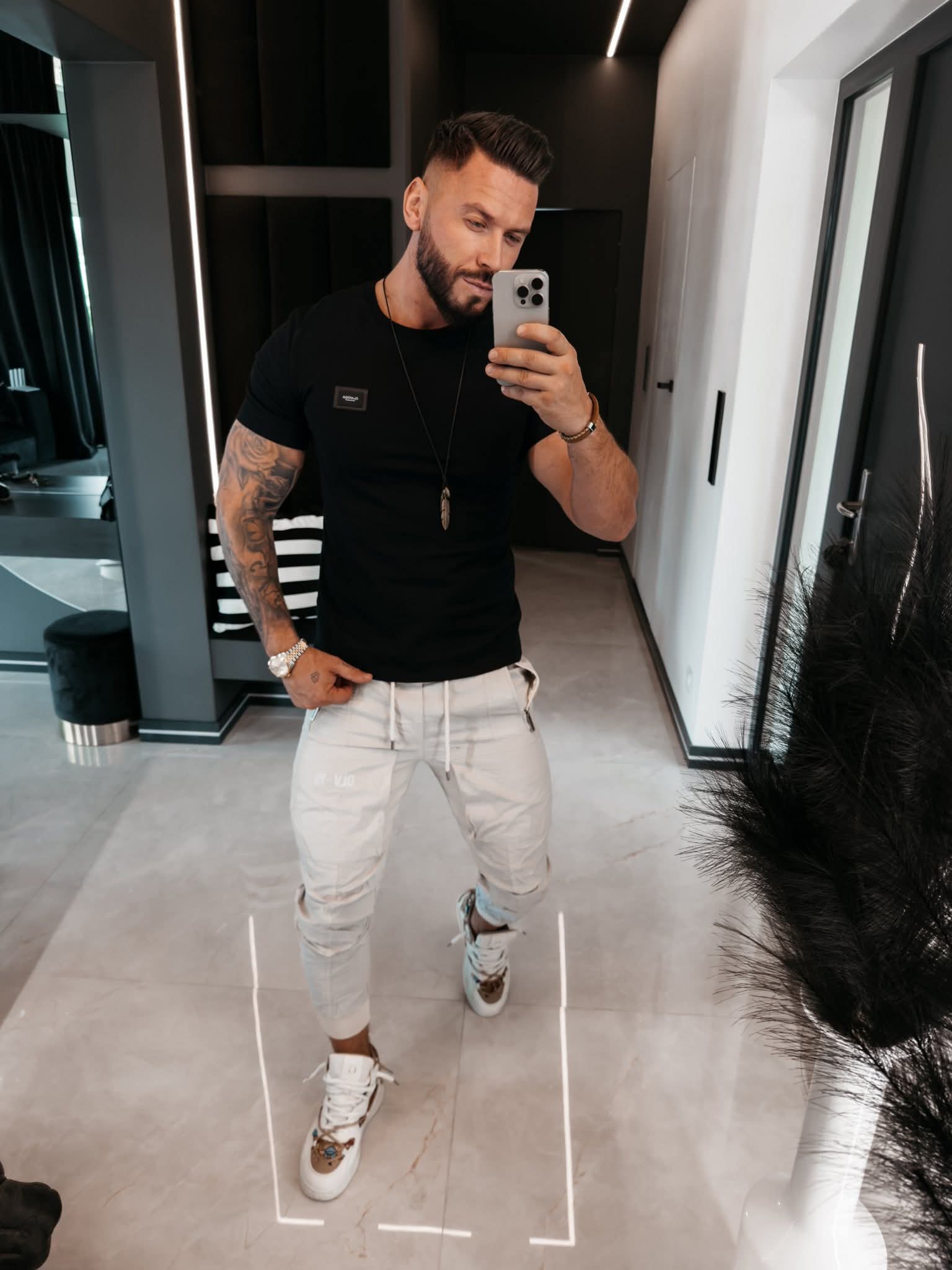 T-SHIRT MĘSKI BANXI BLACK