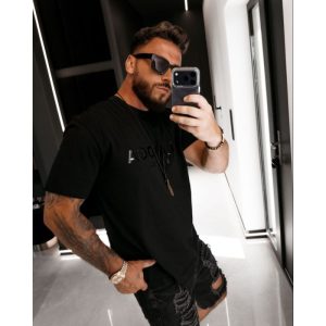 T-SHIRT MĘSKI „BOHO” BLACK