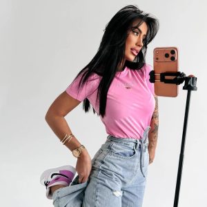 T-SHIRT OLAVOGA SIENA PINK / R. M