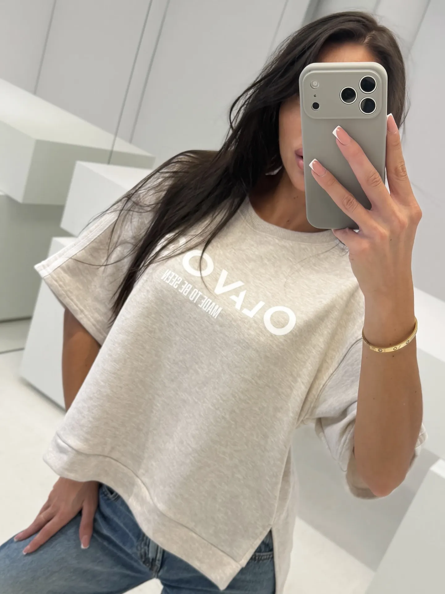T-shirt OLAVOGA „KALMA” melange