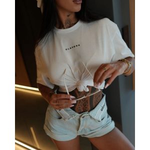T-shirt damski „BITTERSWEET”  white