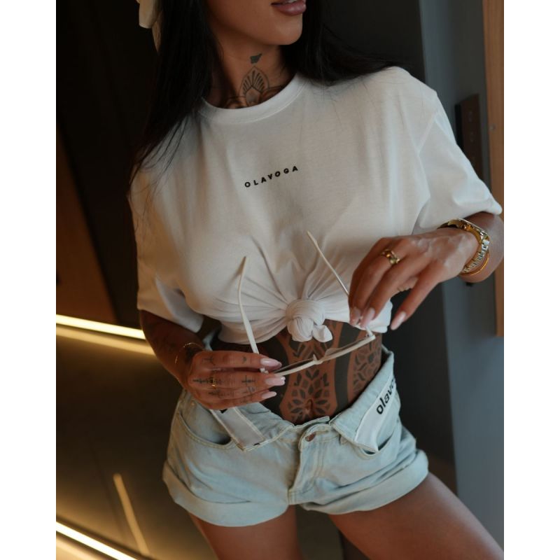T-shirt damski „BITTERSWEET”  white